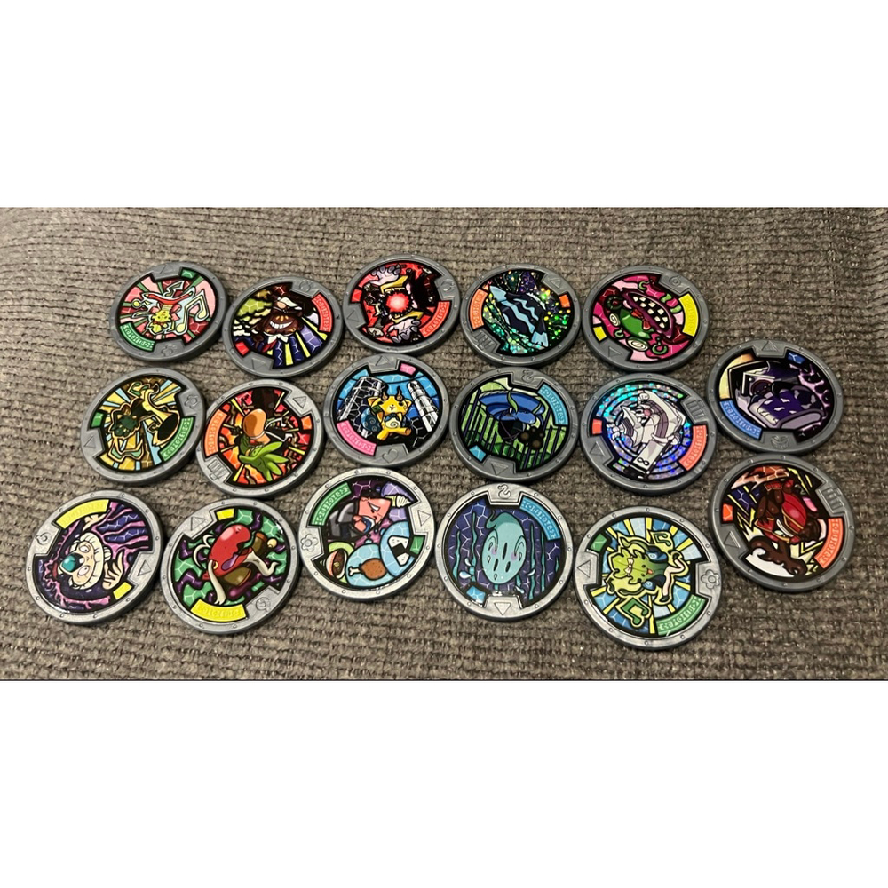 Limited Yo-Kai Watch Medals -17 in all